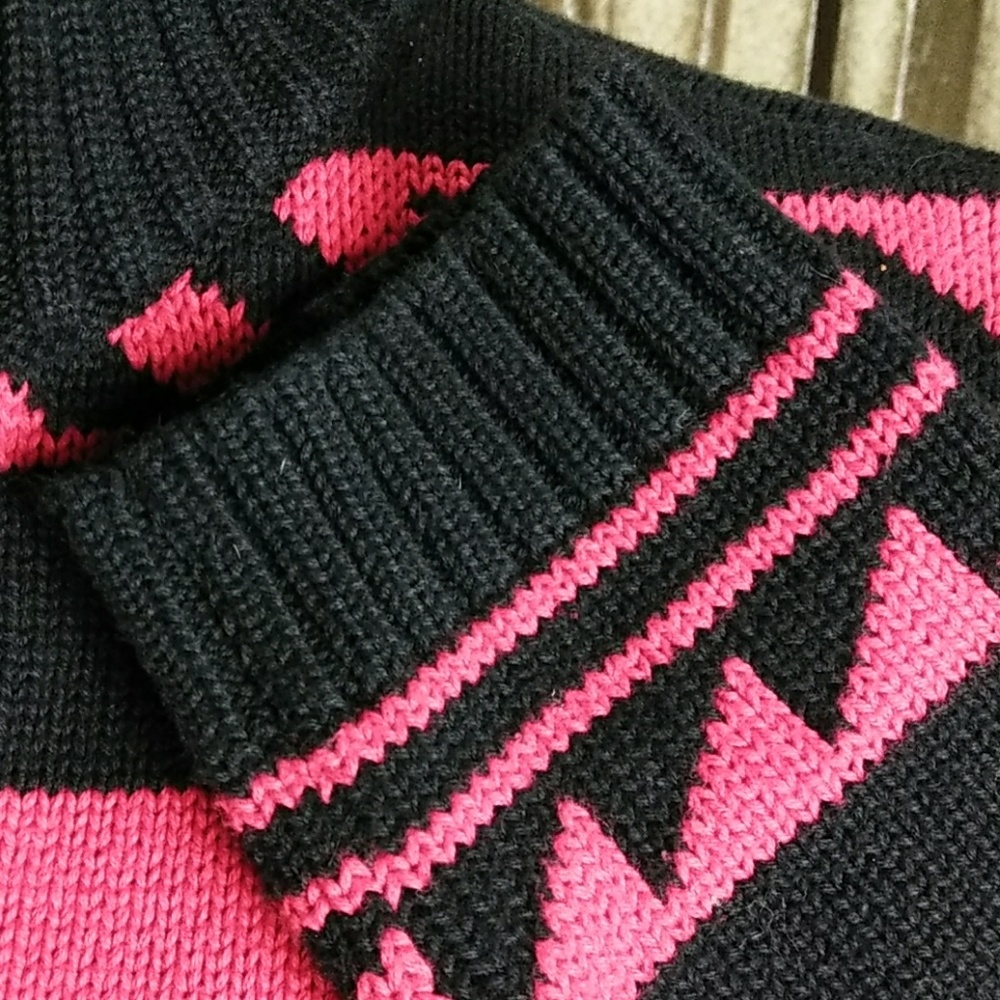 Medium Chaps Red/Black Sweater - image 6